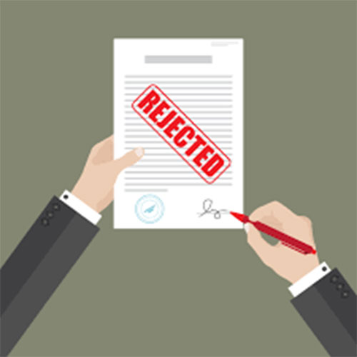 Withdrawal request rejected