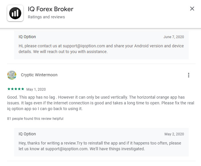 Traders about issues with trading accounts