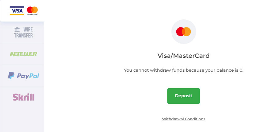 Withdraw money from IqBroker